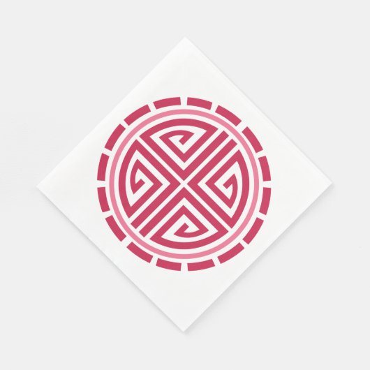 Art Deco Circle Servet (Hoek)