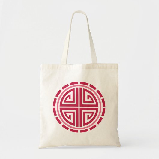 Art Deco Circle Tote Bag (Voorkant)