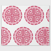 Art Deco Cirkel Cadeaupapier (Vlak)