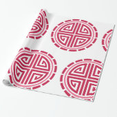 Art Deco Cirkel Cadeaupapier (Uitgerold)