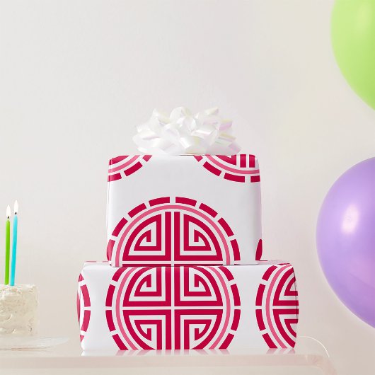 Art Deco Cirkel Cadeaupapier