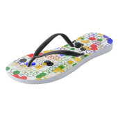 Art Deco Cirkelringen teenslippers (Schuin)