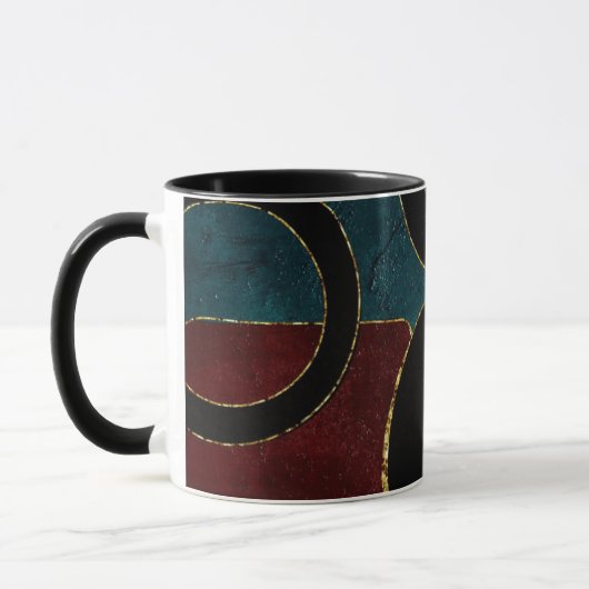 ART DECO CIRKELS BEKER MOK (Links)