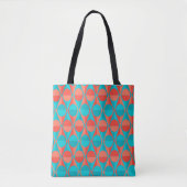 Art Deco Cirkels en Driehoeken Tote Bag (Voorkant)