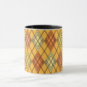 Art Deco Citrus Argyle Mok (Midden)