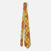 Art Deco Citrus Argyle Stropdas (Achterkant)