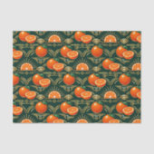 Art Deco Citrus Grove Pattern Tissuepapier (Voorkant)