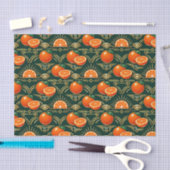 Art Deco Citrus Grove Pattern Tissuepapier (Craft)
