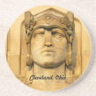 Art Deco (Cleveland) Sandstone Onderzetter