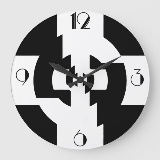 ART DECO CLOCK GROTE KLOK (Voorkant)