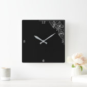 ART DECO CLOCK VIERKANTE KLOK (Huis)