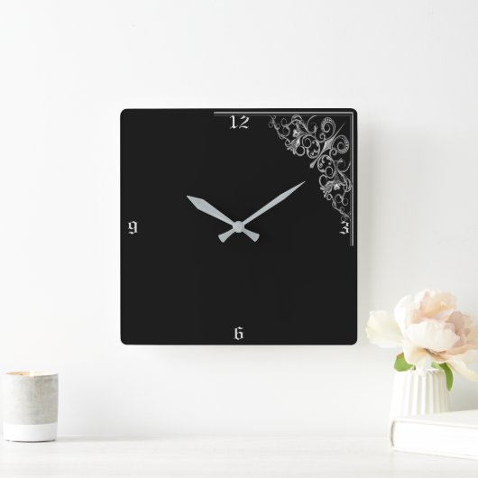 ART DECO CLOCK VIERKANTE KLOK (Huis)