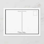 Art Deco Cocktail Briefkaart (Achterkant)