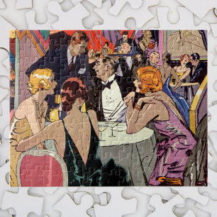 Art Deco Cocktail Party in Nightclub Legpuzzel