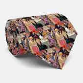 Art Deco Cocktail Party in Nightclub Stropdas (Opgerold)