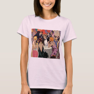 Art Deco Cocktail Party in Nightclub T-shirt