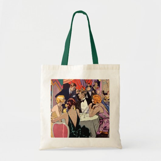 Art Deco Cocktail Party in Nightclub Tote Bag (Voorkant)