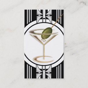 Art Deco Cocktails Sociaal Profiel Contactkaartje