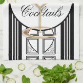 Art Deco Cocktails Tea Towel Theedoek (Gevouwen)