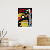 Art Deco Coffee Time Poster (Keuken)