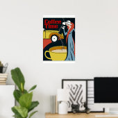 Art Deco Coffee Time Poster (Thuiskantoor)