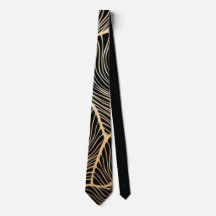 Art Deco-Collectie De palms Gold Black