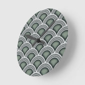 Art Deco Concentrische Cirkels Klok (Hoek)