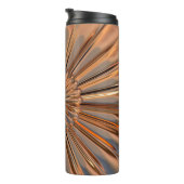 Art deco coppe look fan shell ontwerp thermosbeker (Geroteerd rechts)