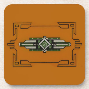 Art Deco ~ Cork Onderzetter