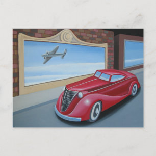 Art Deco Coupe Briefkaart