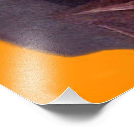 Art Deco Couple Mirror Jack O Lantern Pumpkin Foto Afdruk (Hoek)