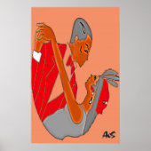 ART DECO COUPLE POSTER (Voorkant)