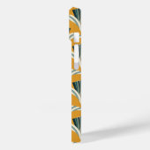 Art Deco Crane - gele achtergrond Case-Mate iPhone Case (Achterkant / Links)