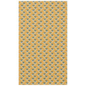 Art Deco Crane - gele achtergrond Tafelkleed (Voorkant)