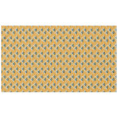 Art Deco Crane - gele achtergrond Tafelkleed (Voorkant (Horizontaal))