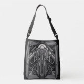 Art Deco Crossbody Tas (Achterkant)