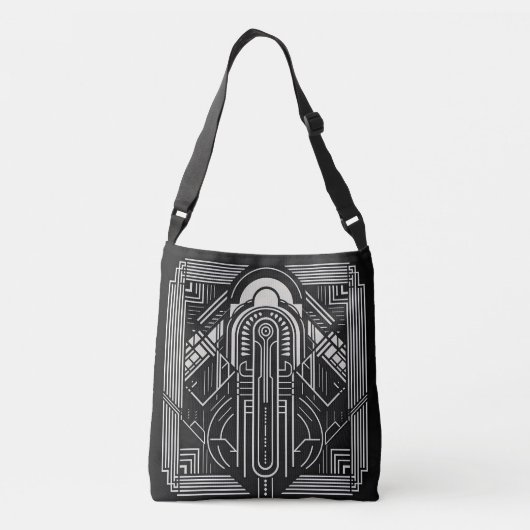 Art Deco Crossbody Tas (Achterkant)
