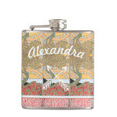 Art Deco Crossed Arrow Swirl Tree Heupfles (Voorkant)