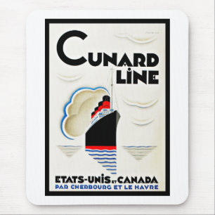 Art Deco Cunard Line Muismat