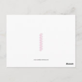 Art Deco Cute Couple en Dog  Valentijn Briefkaart (Achterkant)