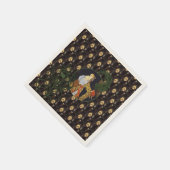 Art Deco dames Cocktail Papier Servetten (Hoek)