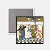 Art Deco Dance Magneet (Voorkant / Achterkant)