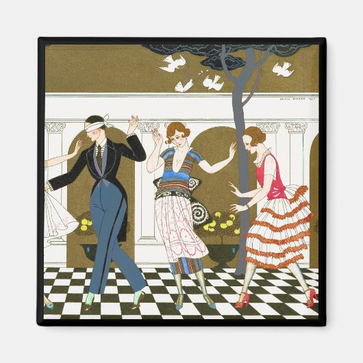Art Deco Dance Magneet (Voorkant)