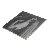 Art Deco Dancer Kyra #1 Keramische Tegel Tegeltje (Zijkant)