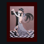 ART DECO DANCERS POSTER<br><div class="desc">Oorspronkelijk acrylschilderij en ontwerp van kunstdansers van de deco door Dian... ... Dit ontwerp zou elke hedendaagse decor ten goede komen. Het is elegant en glamoureus. Geweldige nostalgie uit het kunstdeco-tijdperk die te kort van leven was. Ook een geweldig cadeautje.</div>