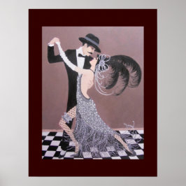  ART DECO DANCERS POSTER