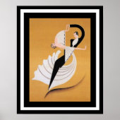 Art Deco Dancers Poster (Voorkant)
