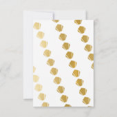 Art Deco Dank je wel 20s Trouwkaart Kaart (Achterkant)