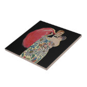 Art Deco-dansen,  liefde en Romance Tegeltje (Zijkant)