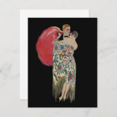 Art Deco dansen, vintage liefde en romantiek (Voorkant / Achterkant)